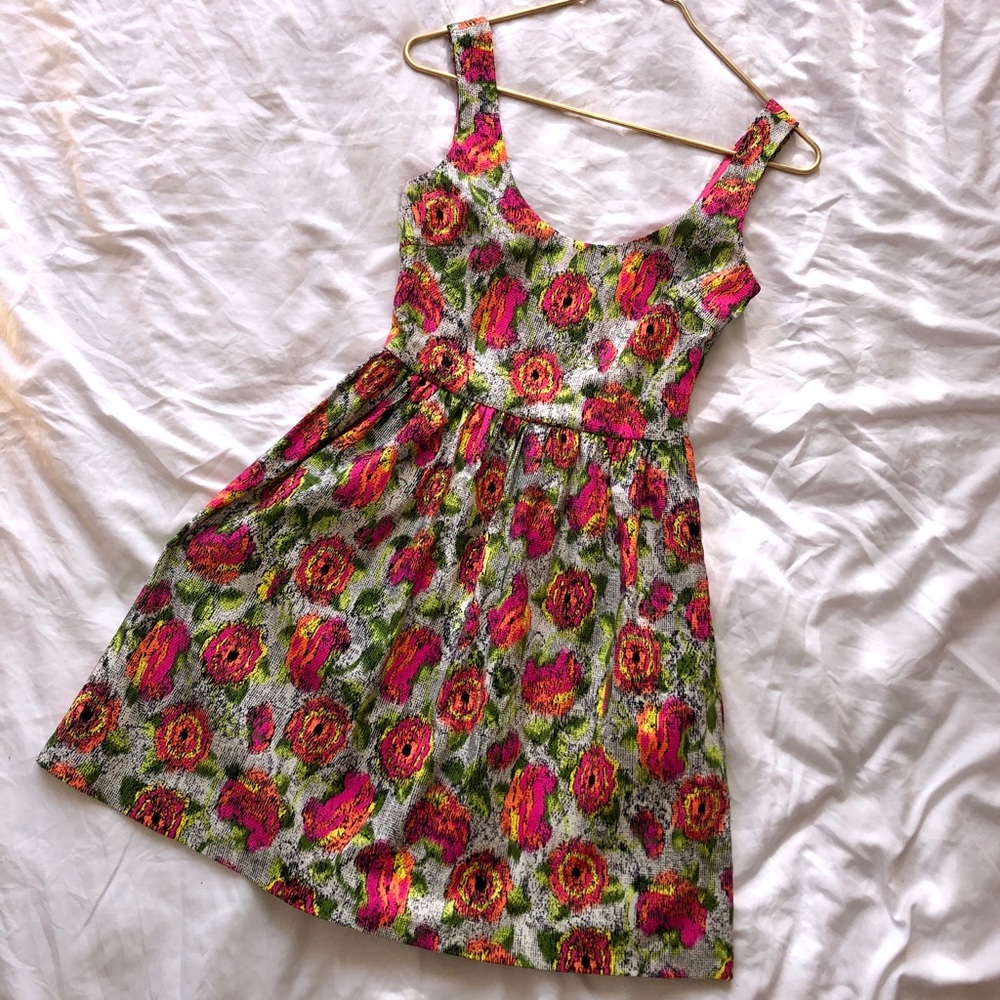 Zara Neon Mini Dress